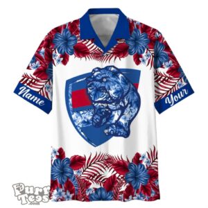 Western Bulldogs AFL Sport Custom Name Hawaiian Shirt Product Photo 1
