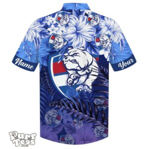 Western Bulldogs AFL Sport Custom Name Hawaiian Shirt For Fans Product Photo 2