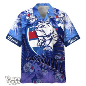 Western Bulldogs AFL Sport Custom Name Hawaiian Shirt For Fans Product Photo 1