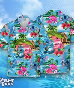 Women Stitch Disney Tropical Hawaiian Shirt Best Gift For Men And Women Product Photo 1