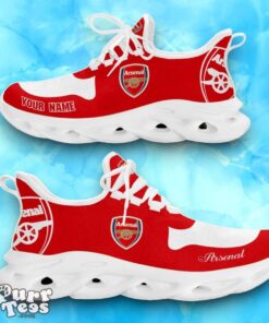 Arsenal FC Custom Name Max Soul Shoes Special Gift Product Photo 1