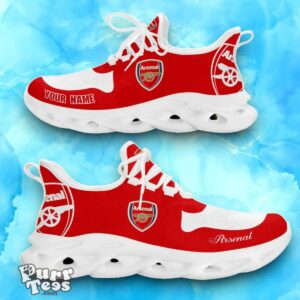 Arsenal FC Custom Name Max Soul Shoes Special Gift Product Photo 1