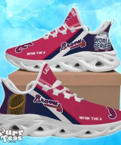 Atlanta Braves 2021 World Series Champions Max Soul Sneaker Running Sport Product Photo 1