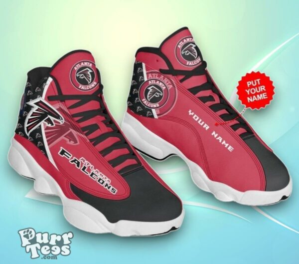 Atlanta Falcons Football Team Nfl Custom Name Air Jordan 13 Shoes Special Gift Product Photo 1