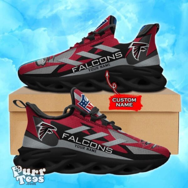 Atlanta Falcons Personalized NFL Max Soul Shoes Special Gift Product Photo 2