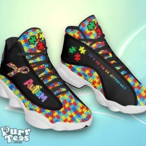 Autism Awareness Colorfull Air Jordan 13 Shoes Special Gift Product Photo 1