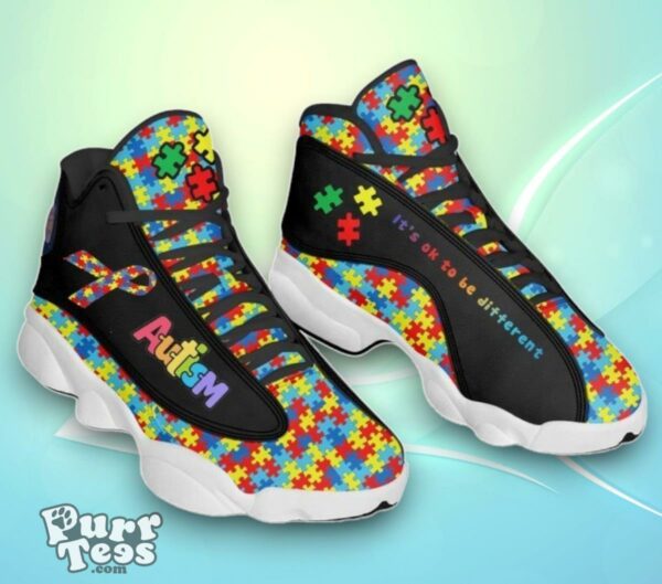Autism Awareness Colorfull Air Jordan 13 Shoes Special Gift Product Photo 1