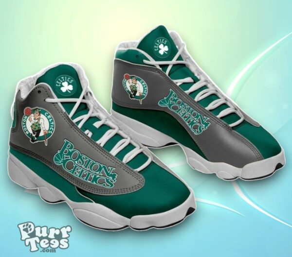 Boston Celtic Basketball Sneakers Air Jordan 13 Shoes Special Gift Product Photo 1
