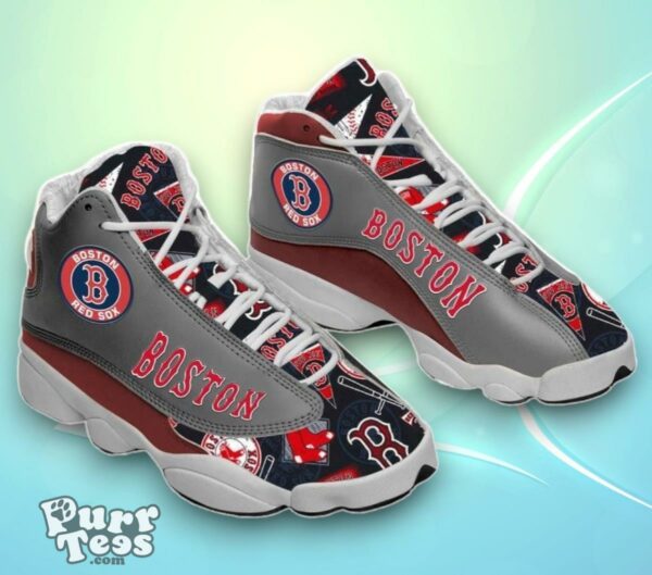 Boston Red Sox MLB Air Jordan 13 Special Gift Sneaker Product Photo 1