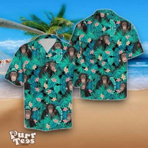 Chimpanzees Tropical Hawaiian Shirt Best Gift Product Photo 1