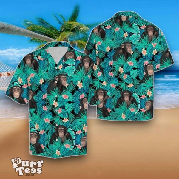 Chimpanzees Tropical Hawaiian Shirt Best Gift Product Photo 1