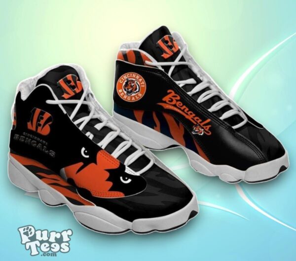 Cincinnati Bengals NFL Air Jordan 13 Special Gift Sneaker Product Photo 1