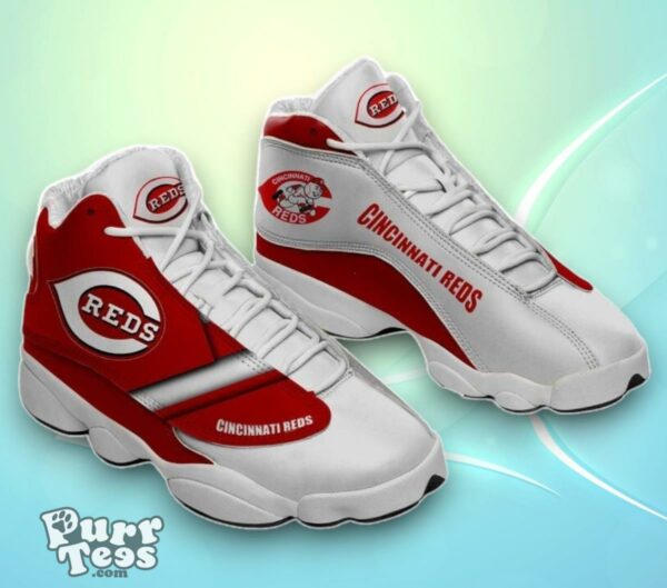 Cincinnati Reds MLB Air Jordan 13 Special Gift Sneaker Product Photo 1