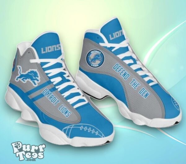 Detroit Lions NFL Football Air Jordan 13 Shoes Special Gift Product Photo 1