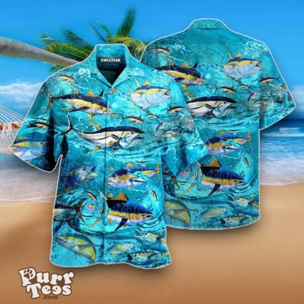 Fishing Tuna Fish In The Sea Edition Hawaiian Shirt Best Gift Product Photo 1