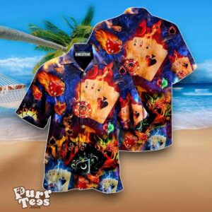 Gambling Life Like Poker Has An Element Of Risk Hawaiian Shirt Best Gift Product Photo 1