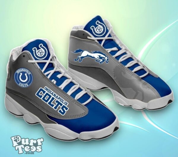 Indianapolis Colts NFL Air Jordan 13 Sneaker Special Gift Product Photo 1