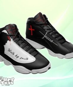 Jesus Walk By Faith Air Jordan 13 Shoes Special Gift Product Photo 1