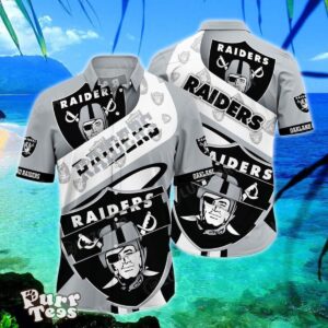 Las Vegas Raiders NFL Beach Shirt For Sports Best Fans This Summer NFL Hawaiian Shirt Best Gift Product Photo 1