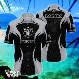 Las Vegas Raiders NFL Hawaii Beach Shirt Summer Short Sleeve Button Down Hawaiian Shirt Best Gift Product Photo 1