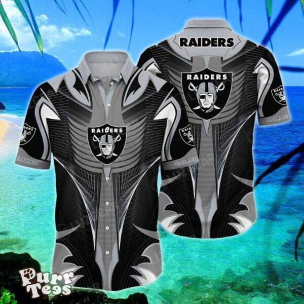 Las Vegas Raiders NFL Hawaiian Shirt, Trending Beach Shirt Short Style For Awesome Best Gift Product Photo 1