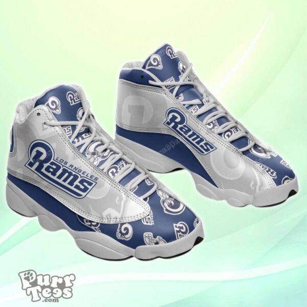 Los Angeles Rams Custom Air Jordan 13 Shoes Special Gift Product Photo 1