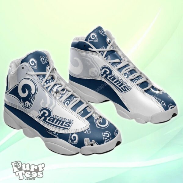 Los Angeles Rams Custom Air Jordan 13 Shoes Style Gift Product Photo 1