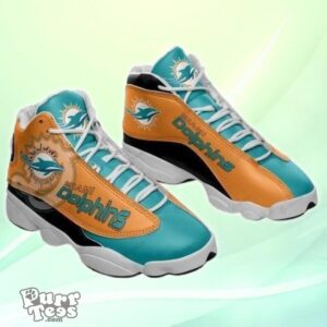 Miami Dolphins Custom Shoes Air Jordan 13 Shoes Special Gift Product Photo 1