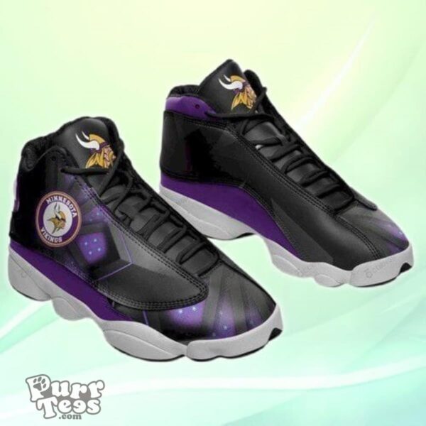 Minnesota Vikings Custom Air Jordan 13 Shoes Special Gift Product Photo 1