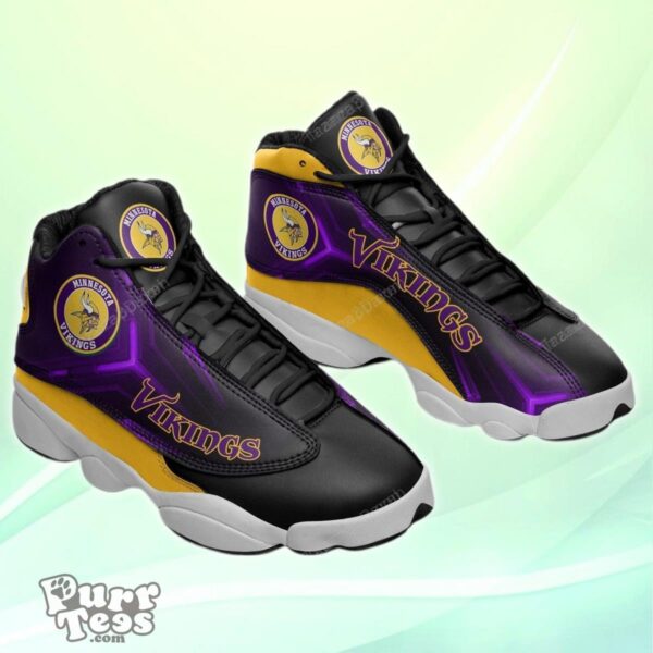 Minnesota Vikings Custom Air Jordan 13 Shoes Style Gift For Men Women Product Photo 1