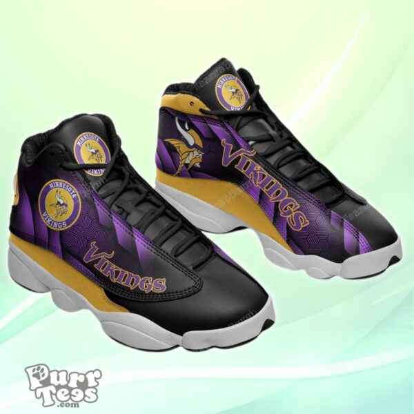 Minnesota Vikings Custom Shoes Air Jordan 13 Shoes Style Gift For Men And Women Product Photo 1