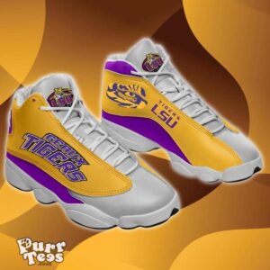 Ncaa Geaux Tigers Air Jordan 13 Shoes Best Gift Product Photo 1