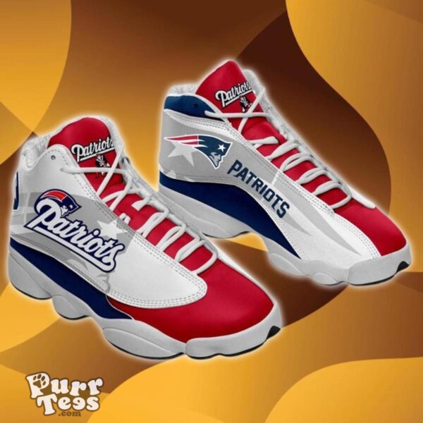 New England Patriots NFL Air Jordan 13 Sneaker Best Gift Product Photo 1