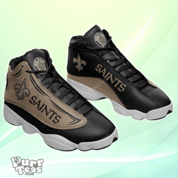 New Orleans Saints Custom Air Jordan 13 Shoes Style Gift Product Photo 1