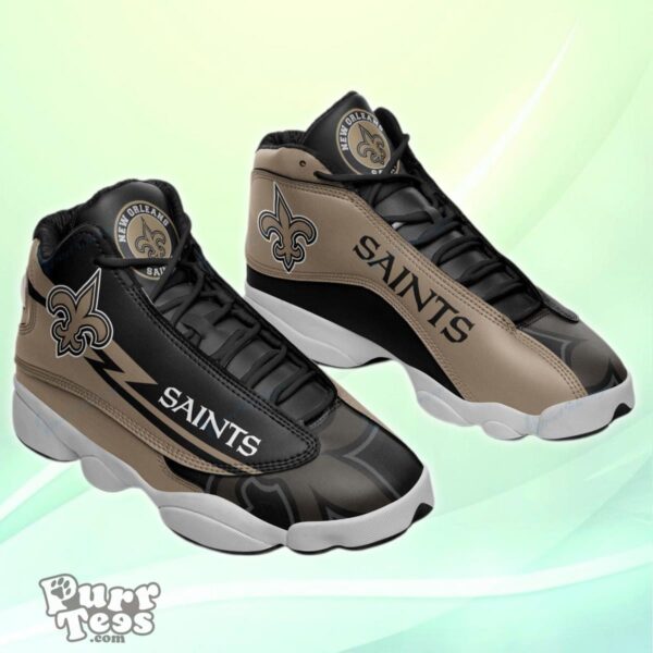 New Orleans Saints Custom Air Jordan 13 Shoes Style Gift For Men And Women Product Photo 1