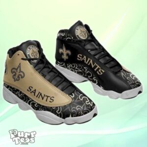 New Orleans Saints Custom Shoes Air Jordan 13 Shoes Style Gift For Men And Women Product Photo 1
