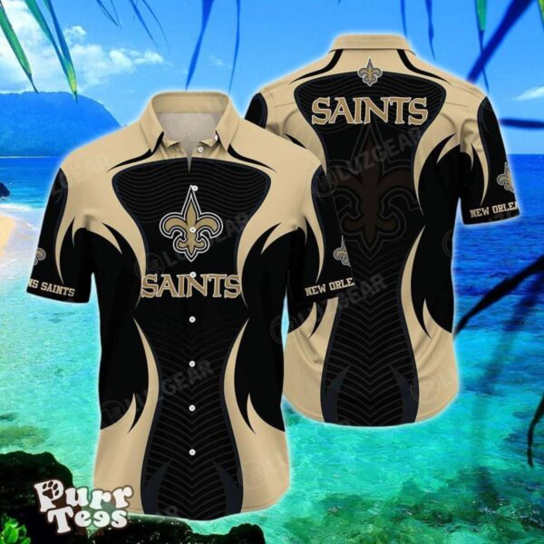 New Orleans Saints NFL Hawaii Beach Shirt Summer Short Sleeve Button Down Hawaiian Shirt Best Gift Product Photo 1