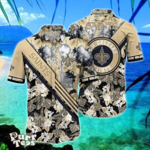 New Orleans Saints NFL Hawaiian Shirt Graphic Tropical NFL Football Best Gift Product Photo 1