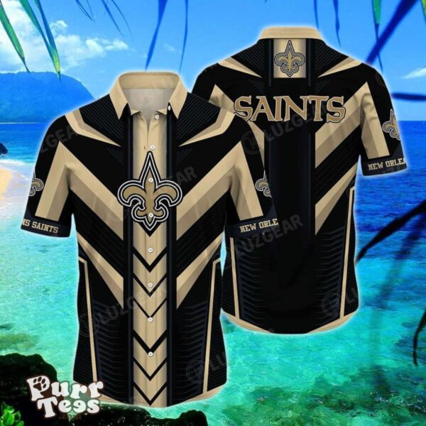 New Orleans Saints NFL Hawaiian Shirt Summer Down Shirt Gift For Big Best Gift Product Photo 1