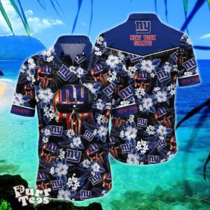 New York Giants NFL Hawaiian Shirt Skull Punisher Printed 3D New Trend Summer Product Photo 1