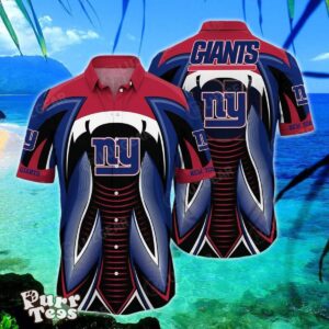 New York Giants NFL Hawaiian Shirt Summer Short Sleeve Button Down Shirt Best Gift Product Photo 1