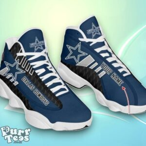 Personalized Dallas Cowboys Football NFL Big Logo Air Jordan 13 Shoes Special Gift Product Photo 1