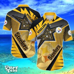 Pittsburgh Steelers NFL Football Beach Shirt For This Summer Graphic Print Hawaiian Shirt Best Gift Product Photo 1