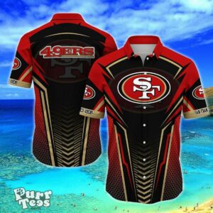 San Francisco 49ers NFL Team Football Beach Shirt Summer Button Down Hawaiian Shirt Best Gift Product Photo 1