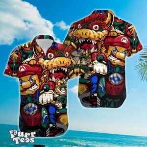 Super Mario And Luigi Aloha Beach Hawaiian Shirt Special Gift Product Photo 1