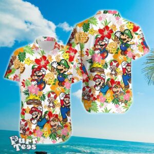 Super Mario Bros Aloha Hawaiian Shirt Special Gift Product Photo 1