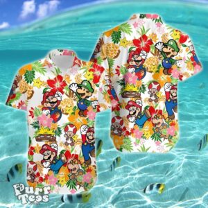 Super Mario Bros Aloha Hawaiian Shirt Style Gift Product Photo 1