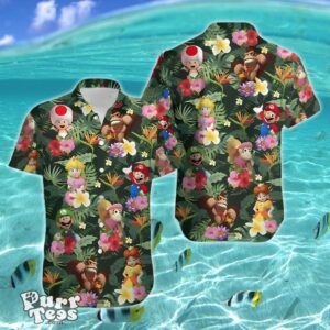 Super Mario Bros Beach Lover Aloha Hawaiian Shirt Style Gift Product Photo 1