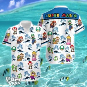 Super Mario Summer Gift Hawaiian Shirt Style Gift Product Photo 1