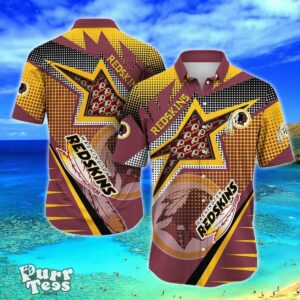 Washington Redskins NFL Football Beach Shirt For This Summer Graphic Print Hawaiian Shirt Best Gift Product Photo 1